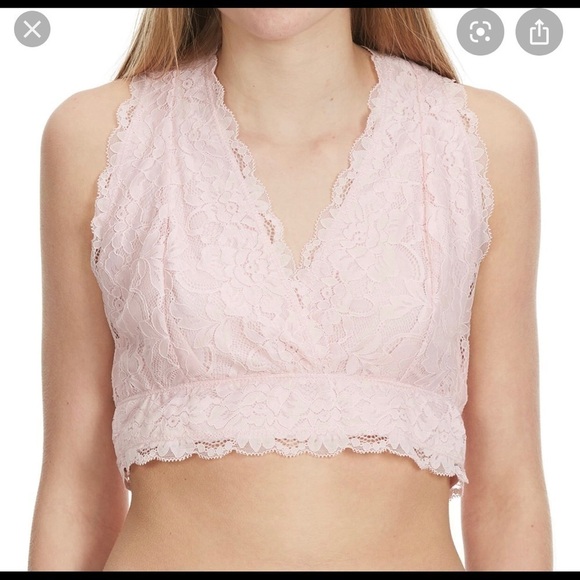 Poof! Other - Poof! Bralette In Antique Pink​​​​​​​​​